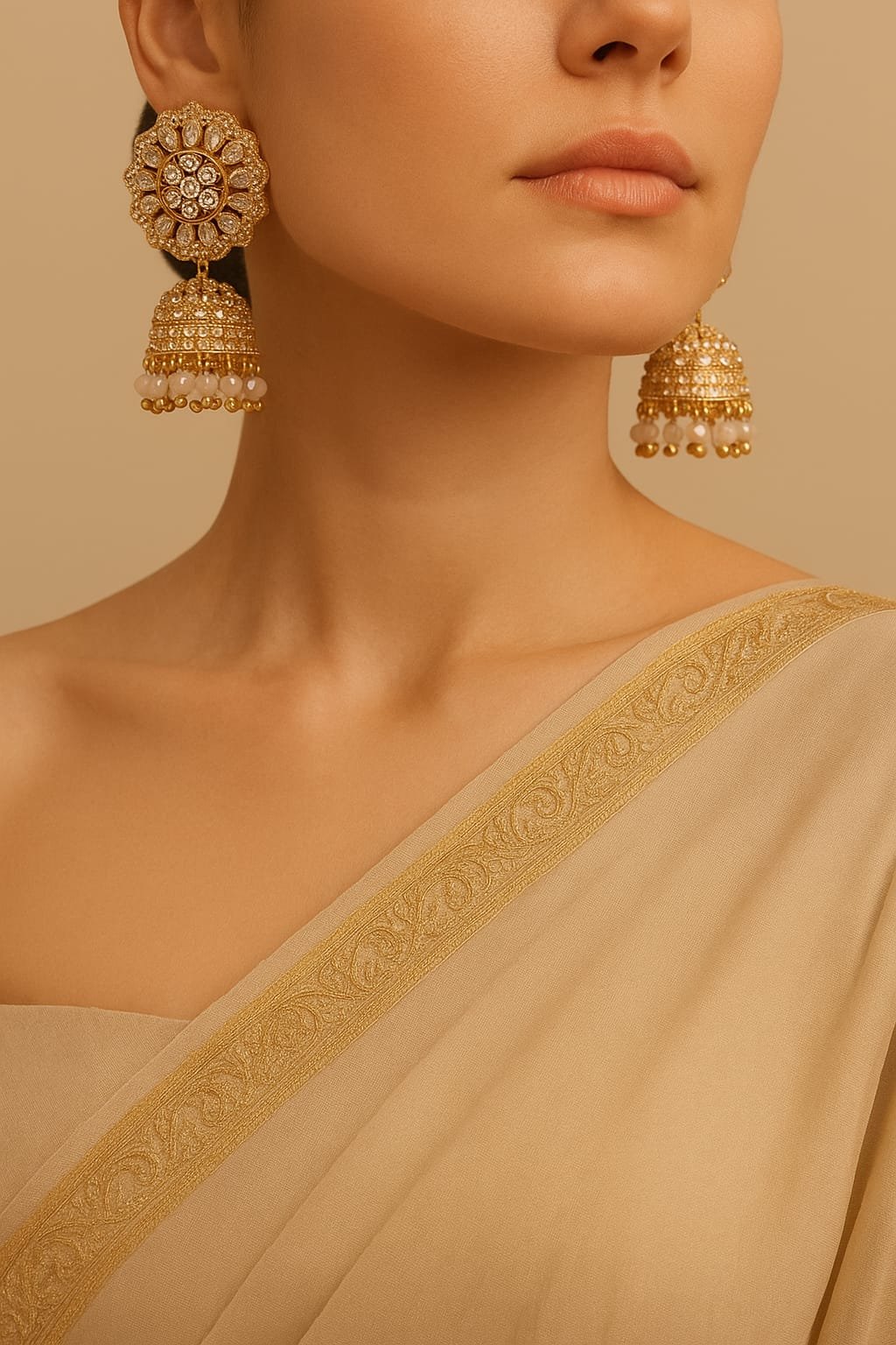 Rose Chakra Jhumka